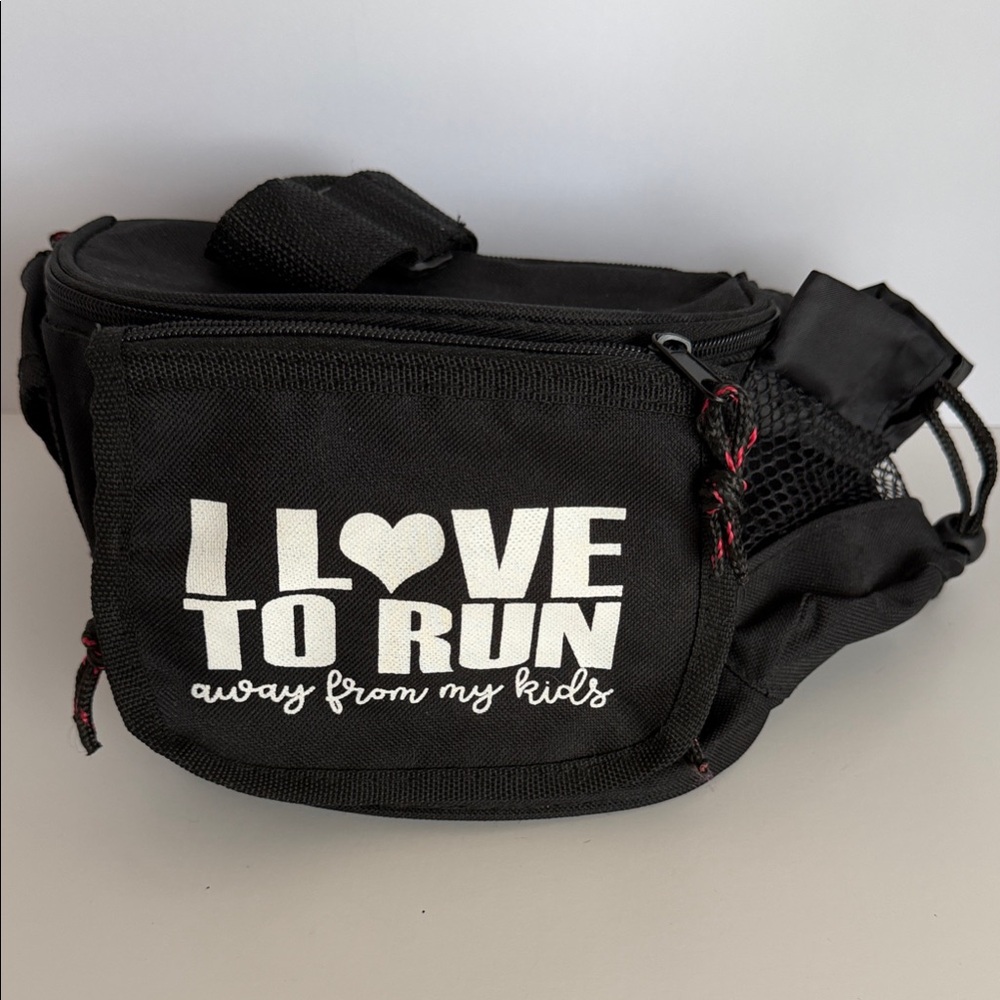 Black Running Waist Bag